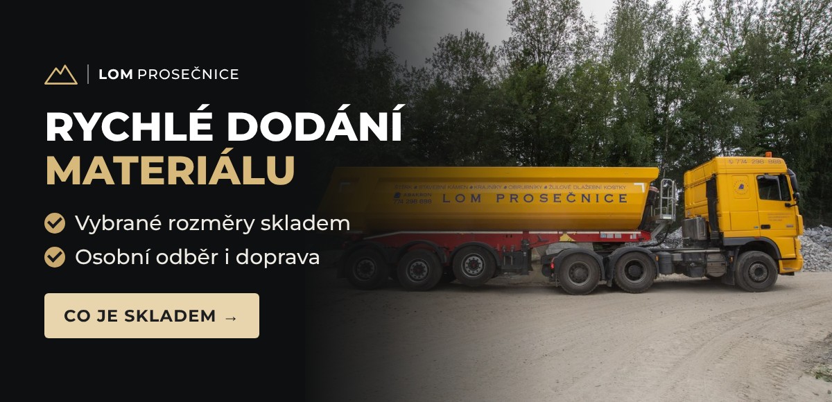 Rychlé dodání materiálu