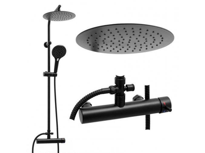Sprchová souprava - Sprchový set DESA - černá