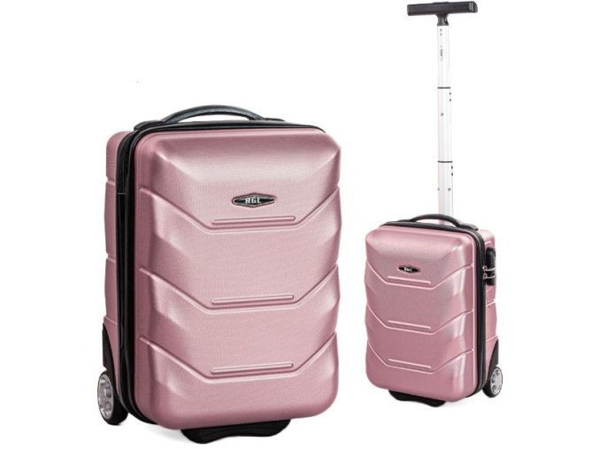 Kabinový cestovní Kufr TIMONI 40x25x20 - Rose Gold
