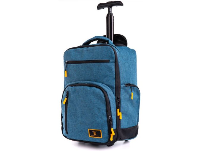 Cestovní taška kufr ADVENTURE PRO 40x25x20 příruční zavazadlo - Tmavě modrá