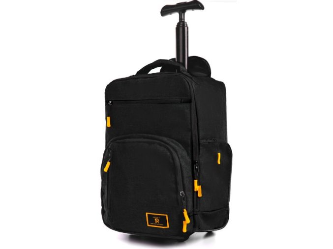 Cestovní taška kufr ADVENTURE PRO 40x25x20 příruční zavazadlo - Černá