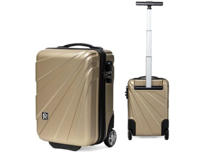 Kabinový cestovní Kufr ARIES 40x25x20 - Béžový
