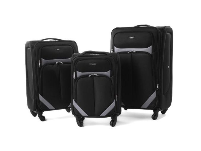 Cestovní Kufr LAVIA - Černý-Grafitový