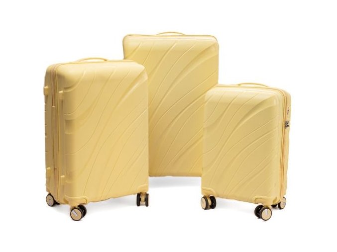 Cestovní Kufr DIUNA - Žlutý