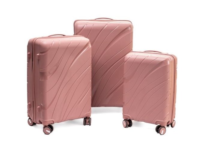 Cestovní Kufr DIUNA - Rose Gold