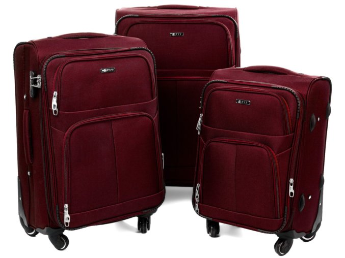 Sada cestovních kufrů PORTOFINO - Bordó