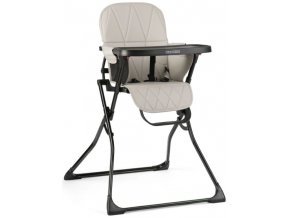 Jídelní židlička LUCA černá-šedá