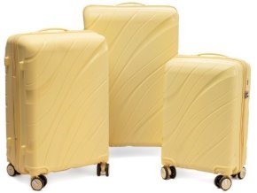 Cestovní Kufr DIUNA - Žlutý