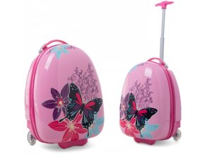 Dětský kufr Motýlek