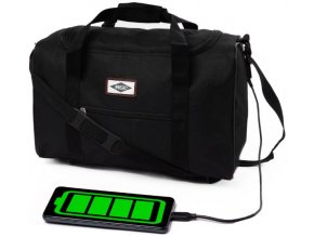Cestovní taška SMART 40x30x20 příruční zavazadlo - Černá