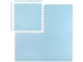 Pěnové puzzle koberec 4 ks 120x120x1,1 cm modré
