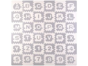 Pěnové puzzle koberec 36 ks 180x180x1,2 cm Vlak