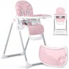 Jídelní židlička TOM růžová