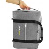 Cestovní taška 40x30x20 příruční zavazadlo - Šedá-Zelená