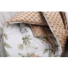 Oboustranná zavinovačka pro miminka MINKY 80x80 cm - Žirafa a přátelé