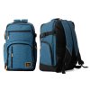 Cestovní batoh ADVENTURE 40x25x20 příruční zavazadlo - Tmavě modrý
