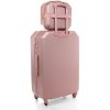Sada cestovních kufrů GLAMOUR 2v1 Rose Gold kufr do letadla 77x52x29 + Kufřík