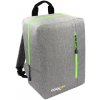Cestovní batoh 40x25x20 příruční zavazadlo - Šedý-Zelený