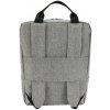 Cestovní batoh 40x30x20 příruční zavazadlo - Černý-Stříbrný, vzor 01