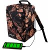 Cestovní batoh SMART 40x30x20 příruční zavazadlo - LEAVES, vzor 01