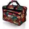 Cestovní taška SMART 40x25x20 příruční zavazadlo - FLOWERS