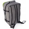 Cestovní batoh ROCKER 40x30x20 příruční zavazadlo - Šedý-Zelený
