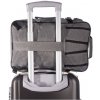 Cestovní batoh ROCKER 40x30x20 příruční zavazadlo - Šedý-Tyrkysový