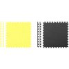 Pěnové puzzle koberec 9 ks 180x180 cm šedo-černo-žlutý