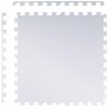 Pěnové puzzle koberec 4 ks 120x120x1,1 cm lososovo-bílý