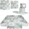 Pěnové puzzle koberec 16 ks 150x150x1,4 cm, vzor 01