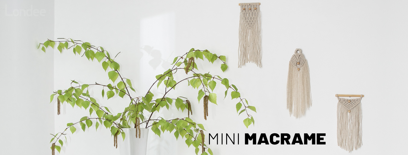 Mini macramé - jemná elegance