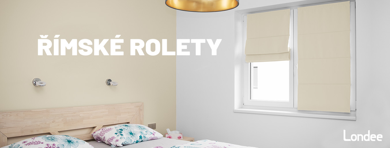 Vyzkoušejte změnu s našimi římskými roletami