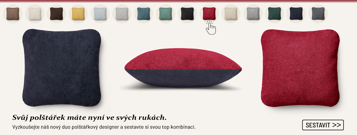 DUO polštářek DESIGNER LONDEE
