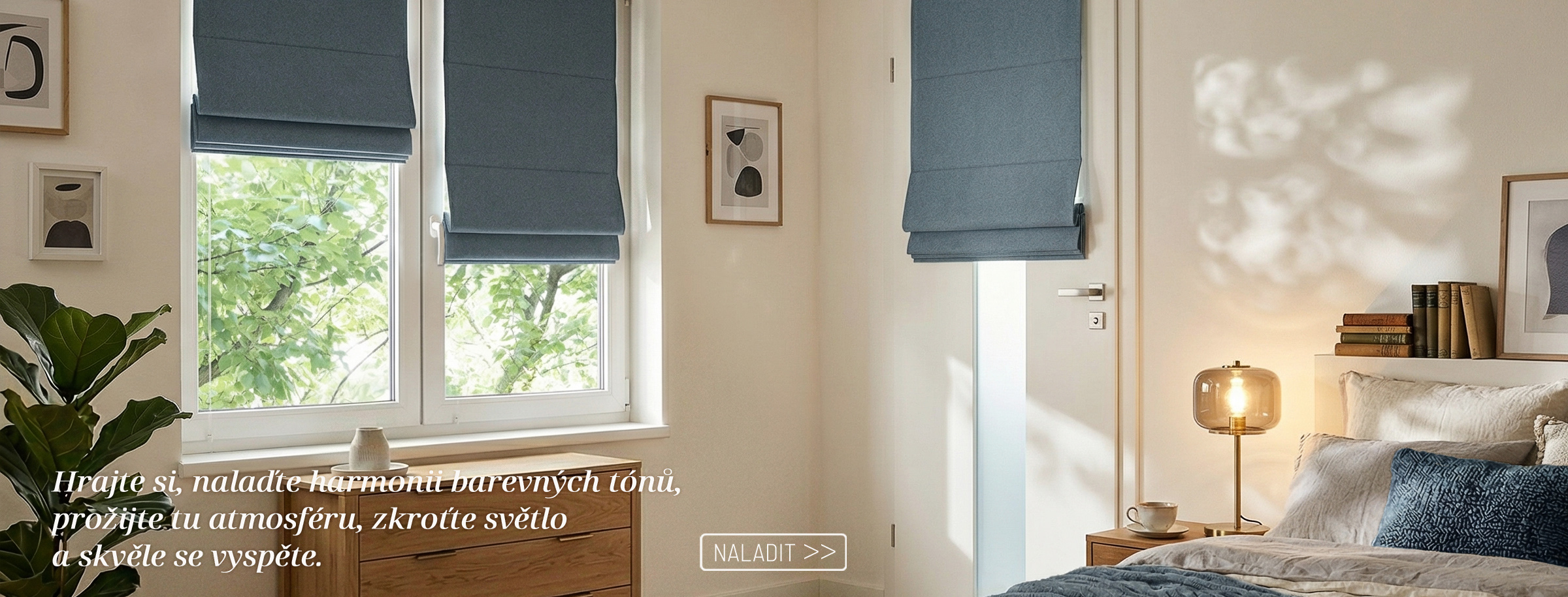 Harmonie římských rolet Londee