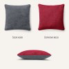 Dekorační polštářek LONDEE PILLY - šedá - červená
