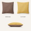 Dekorační polštářek LONDEE PILLY - hnědá - žlutá