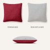 Dekorační polštářek LONDEE PILLY - červená - šedá