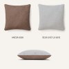 Dekorační polštářek LONDEE PILLY - hnědá - šedá