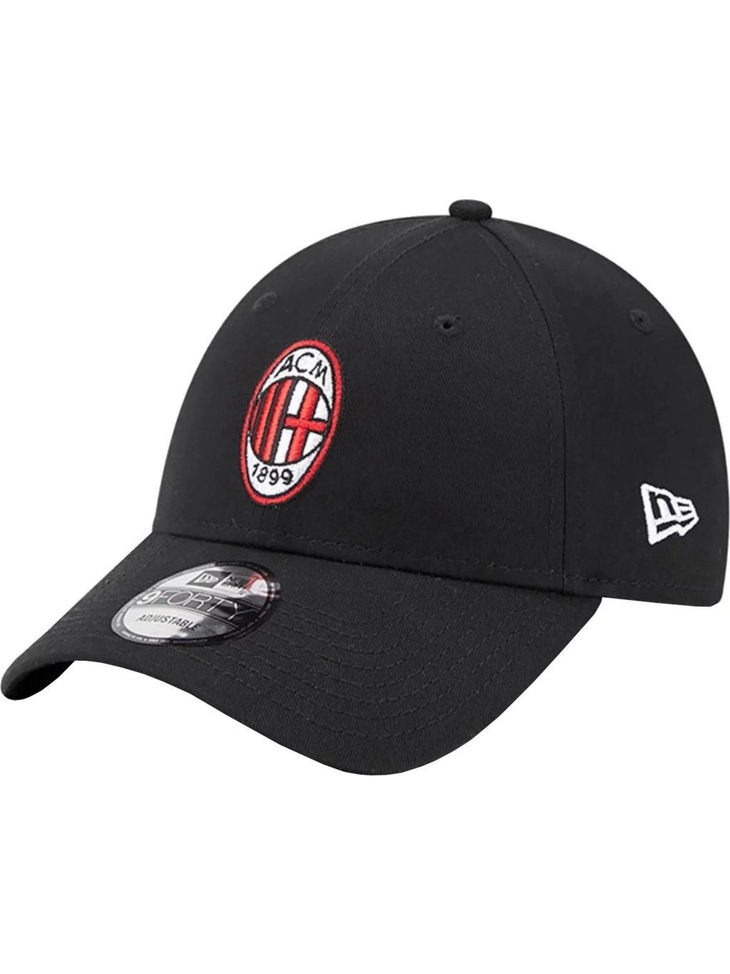 Černá pánská kšiltovka New Era Core 9FORTY AC Milan Cap (Velikost ONE SIZE)