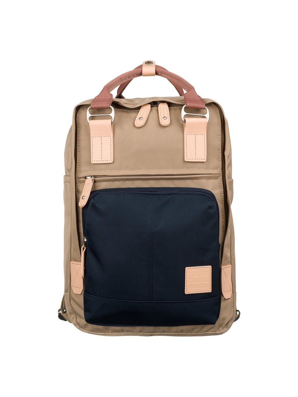 LuluCastagnette béžový voděodolný batoh