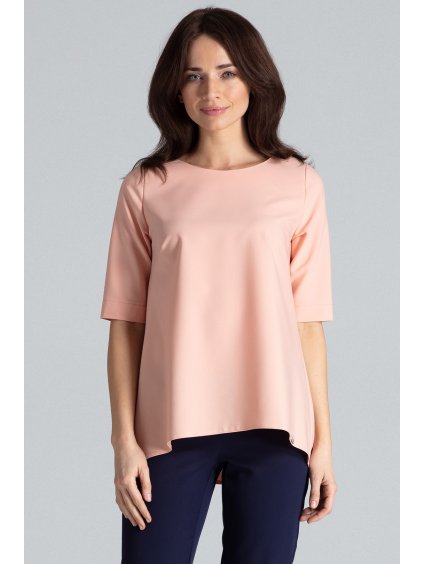 (Vel. XL) Dámská růžová halenka