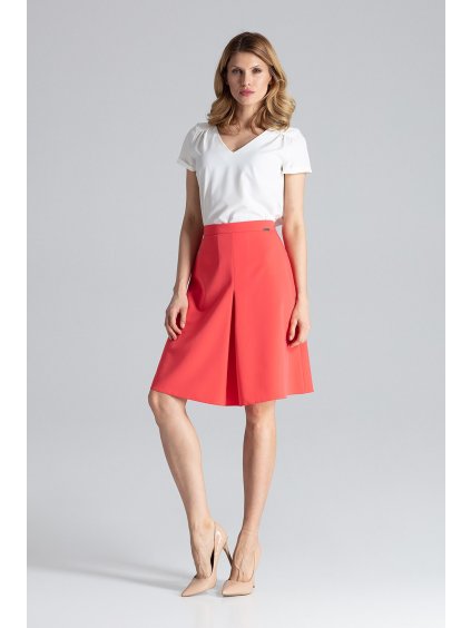 (Vel. M) Korálová dámská sukně