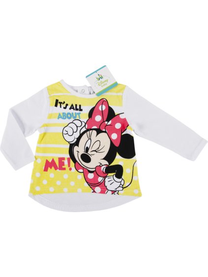 Minnie Mouse dívčí bílé tričko s potiskem