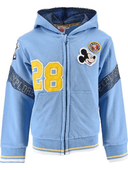 Modrá chlapecká mikina Mickey Mouse