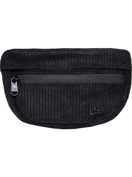 Černá ledvinka New Era Corduroy Small Waist Bag