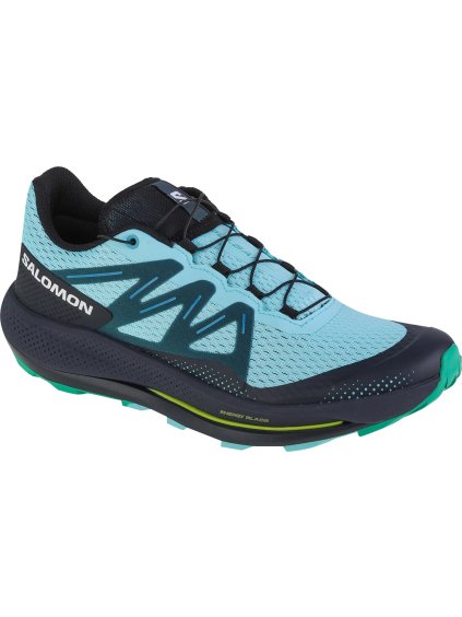 Tyrkysové běžecké boty Salomon Pulsar Trail