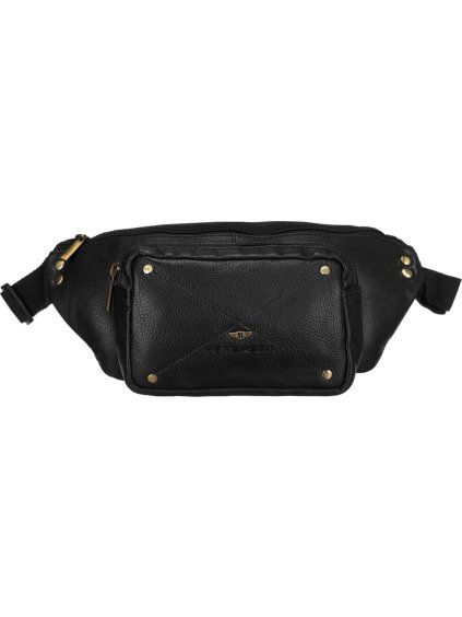 Peterson Černá pánská kožená ledvinka