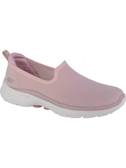 PUDROVÉ DÁMSKÉ SLIP ONY SKECHERS GO WALK 6 - CLEAR VIRTUE