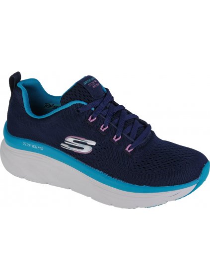 TMAVĚ MODRÉ SPORTOVNÍ TENISKY SKECHERS D'LUX WALKER - FRESH FINESSE