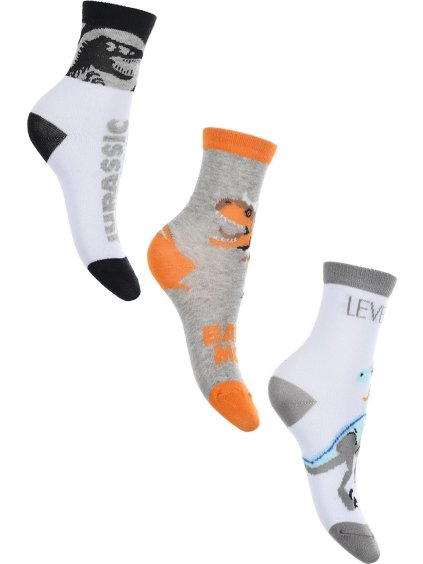 Vícebarevná sada chlapeckých ponožek Jurassic World